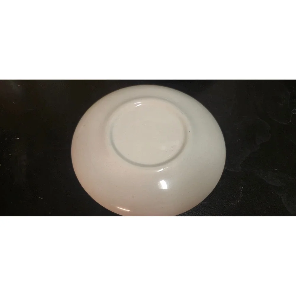 Vintage‎ MCM Atomic Blue Gray Starburst Bread Butter Plate 6.25 Inch Ceramic